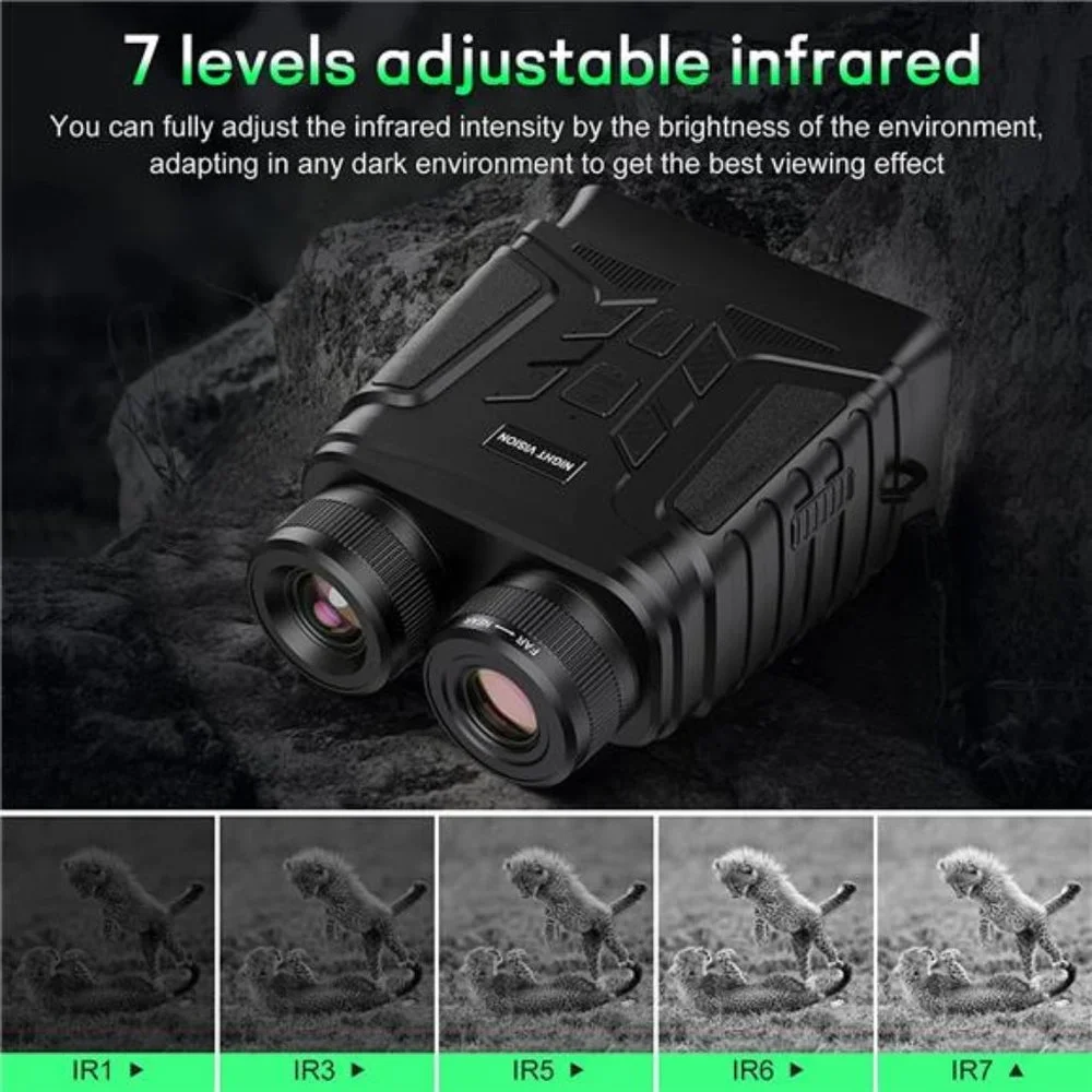 4K Night Vision Goggles, 4.5'' Screen Binoculars, 8X Digital Zoom